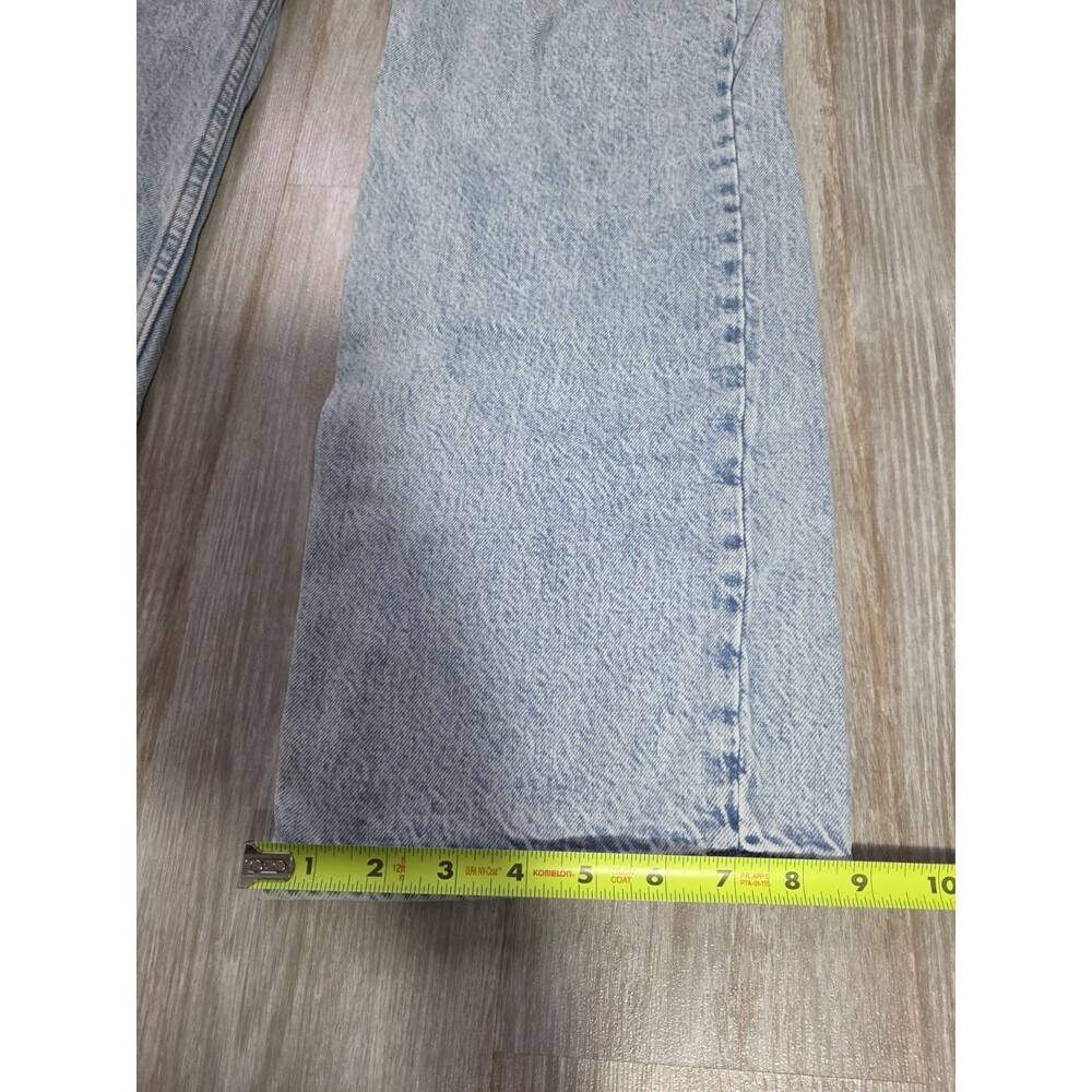 Abercrombie & Fitch The Loose High Rise Jeans Light Wash Straight Leg 26/2R GUC - Picture 11 of 12